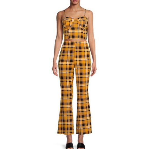 NOBO Pants - NWT No boundaries tank top and pants 2 piece outfit set juniors Large new